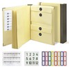 MAKUANG Document Organizer,Folio Folders with Pockets,File Organizer for Paper,Important Documents,