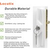 Sliding Glass Door Lock Set with Key Cylinder and Mortise