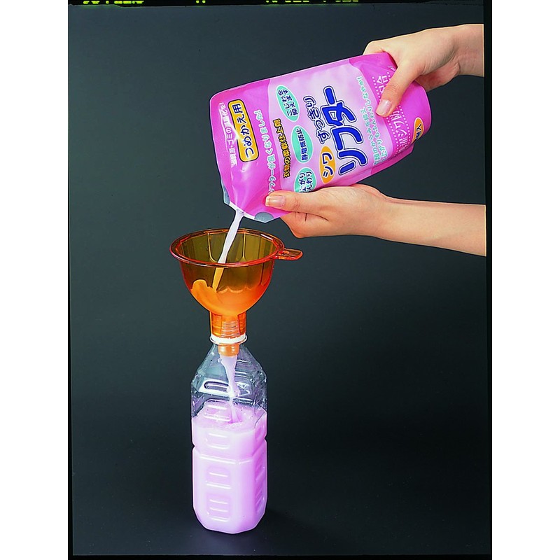 Seiei 1605316054 Express Funnel, Set of 2 (Orange/Transparent) 3.8 x