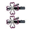 Cute Black Crystal Hair Clips Hairpins with a selection of