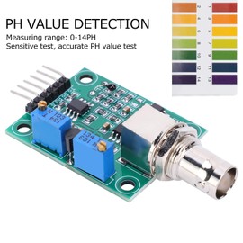 PH Value Sensor Module Detecting AC/DC PH0-14 PH PH Value Detection for PH sensor for Test Ph Value Data for Arduino