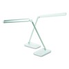Safco Products 1001WH Vamp LED Modern ABS Desk Lamp with