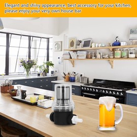 214 Filtro de tolva Seca de Cerveza, Filtro en línea de Cerveza para el hogar, filtración de Cerveza de Malla de 150 micrones / 100, para lotes Grandes y Cervezas de lúpulo seco