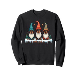 Funny Dachshund Dog Gnomies Christmas Gnome Womens Mens Kids Sweatshirt