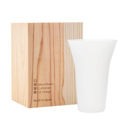 Wired Beans Lifetime Glass Tumbler 240 Blown Tumbler Glass 360ml (Frost) Cedar Box