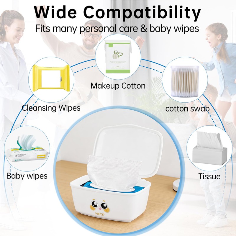 Flushable Wipes Dispenser Compatible with Cottonelle, Bathroom Wipes Holder Flushable