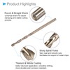 CoCud Twist Drill Bit 2mm Cutting Edge Titanium Nitride Coated