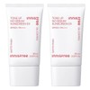 Innisfree 이니스프리 톤업 노세범 선스크린 이엑스 60ml SPF50+ 2개 Innisfree Tone Up No Sebum Sunscreen EX 60ml SPF50+ 2pcs