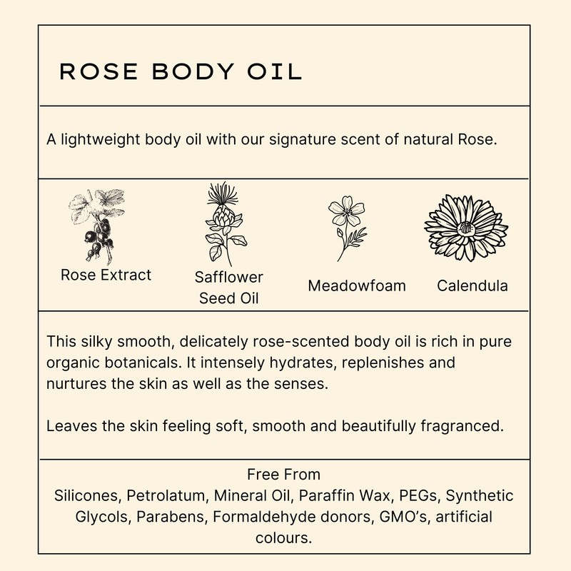 Jurlique Rose Body Oil, 3.4 fl oz (100 ml)