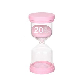 Sanduhr 20 Minuten Rosa Sanduhren für Kinder, Glas Timer, Kinderuhr, dekorative Sanduhr, Timer können in Küchen, Klassenzimmern, Zuhause, Büros und auch als dekorative Timeruhr Zeitmanagement Pink