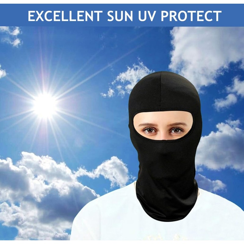 JUSDIQIR Ski Mask Balaclava Face Mask Windproof Cycle Cap Sun