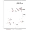 Westbrass Deep Soak Closing Overflow Plumber's Pack with Sch. 40