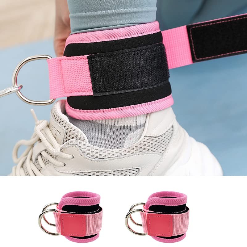 Adjustable Ankle Strap with Double D-Rings and Neoprene Support Ankle