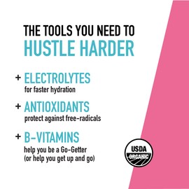 Roar Organic Electrolyte Infusions - USDA Organic with Antioxidants, B Vitamins, Low-Calorie, Low-Sugar, Low-Carb, Coconut Water Infused Beverage 18 Fl Oz (Pack of 12) (2-Flavor Variety Pack)