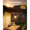 FabStyl Solar Pendant Light Indoor Outdoor, 1000LM Solar Shed Light