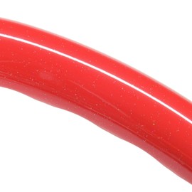 Universal Heart Shape Red Steering Wheel with Neo Spoke 6-Holes Bubble Burnt Deep Dish Racing Easy Replacement