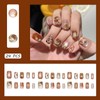 30 PCS Press on Nails Cartoon Animal Fake Nails Cat