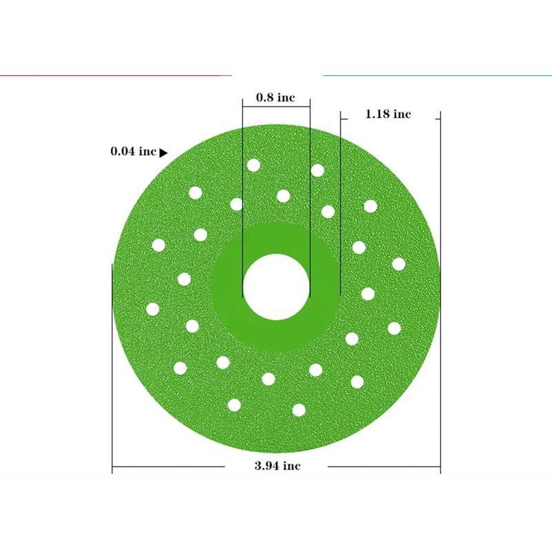 4 Inch Diamond Saw Blade for Tile, Marble, and Glass