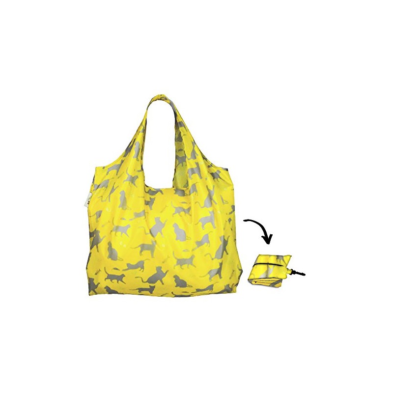 Re-Uz Lifestyle XL Shopper - Happy Cats Sage - Eco