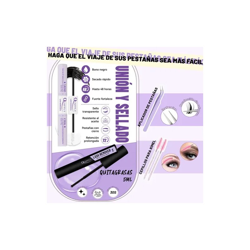 4 Sets De Extensiones De Pestañas De Estilo Natural,10-18mm