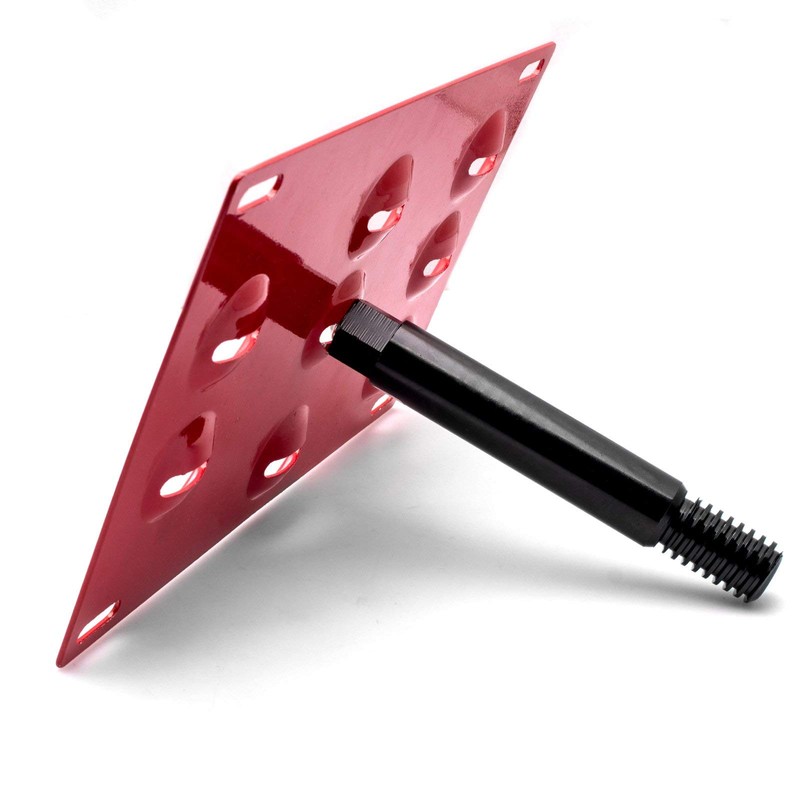 Xotic Tech Red Front Bumper Tow License Plate Mount Bracket