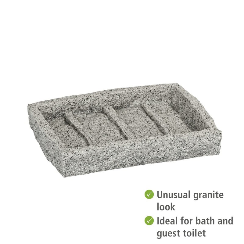 Wenko 20439100 Soap Dish Granite