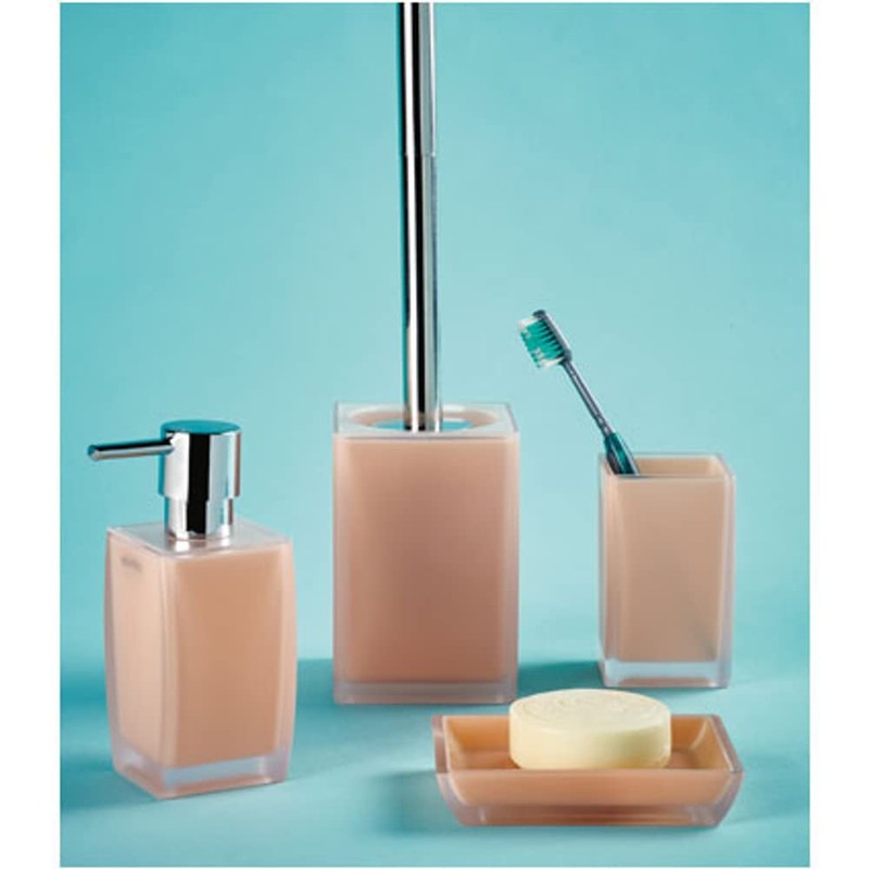 Spirella Freddo Polystyrol Soap Dispenser, Salmon