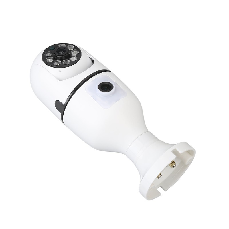 360 Degree Light Bulb Camera 1920 X 2160 Auto Tracking