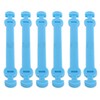 6 Pcs Tennis Racket Vibration Dampeners Long Buckle Tennis Racquet