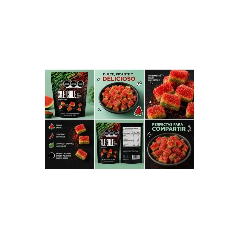 Gomitas Xile Chile Sanditas 50g