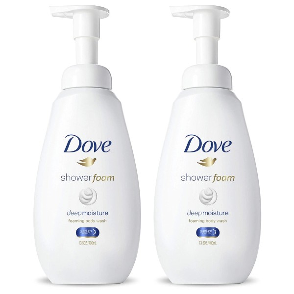 Dove Deep Moisture Instant Foaming Body Wash Pack of 2
