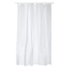MSV White Polyester Shower Curtain 120 X 200