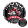 MilestoneMint 1 Year Sobriety Coin - Riding Sober AA Medallions