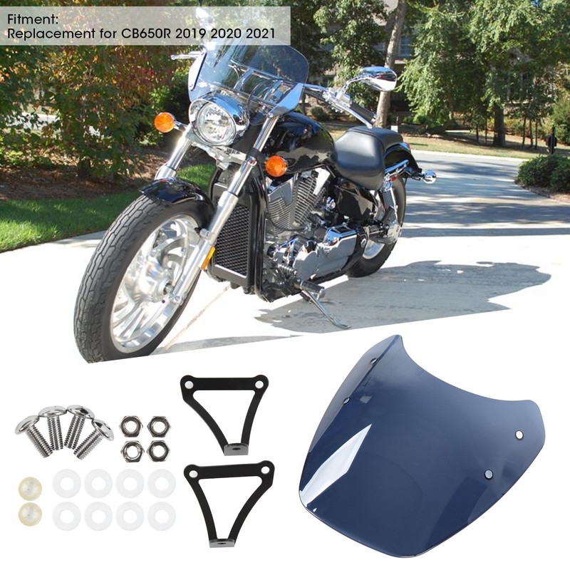 Motorcycle Windshield Wind Deflector Protective Replacement for CB650R 2019 2020