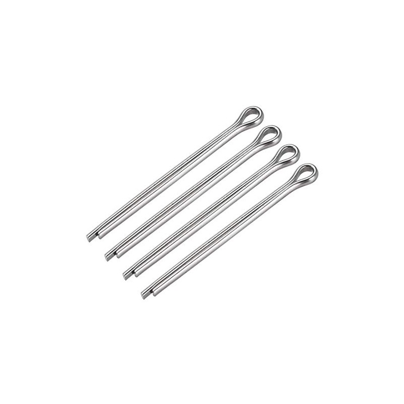 sourcing map Split Cotter Pin - 5mm x 70mm 304