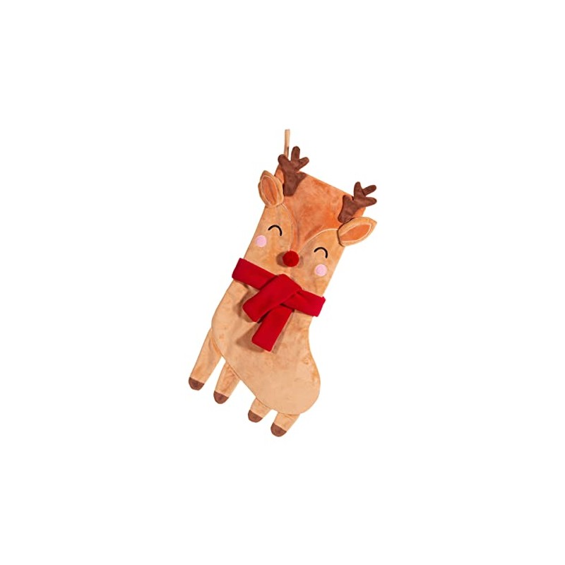 Sass & Belle Rudolph With Dangly Legs Stocking