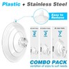 ETwinCoo All-Purpose Suction Cups Hooks [Combo Set] Reliable Strongest Window
