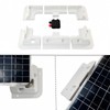 7PCS Solar Panel Mounting Brackets,Drill-Free,ABS Solar Panel Brackets,Support Kit for