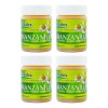 Pack 4 Pomadas De Manzanilla Frasco De 40g C/u Mentol