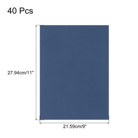 sourcing map 40 Sheets Navy Blue Cardstock 9" x 11", 180gsm Thick Card Stock Printer Paper for Crafts, Invitations, Card Making, Scrapbooking, Drawing