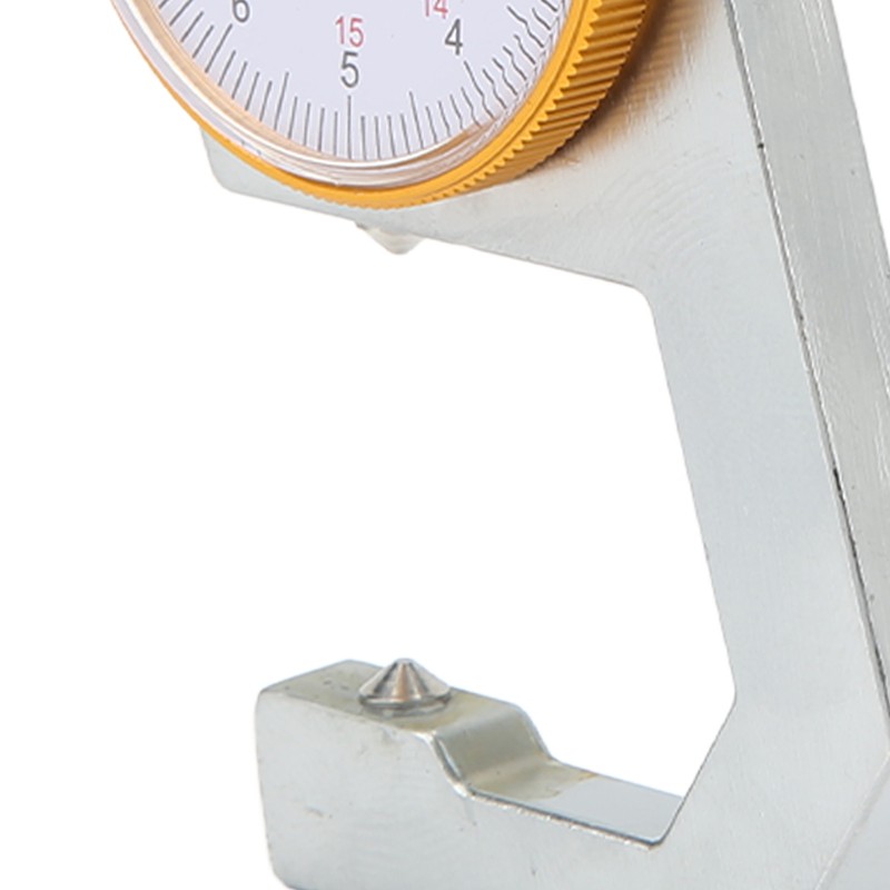 Thickness Gauge Micrometer Meter Cone Head 0‑20mm 0.1mm Resolution Measuring