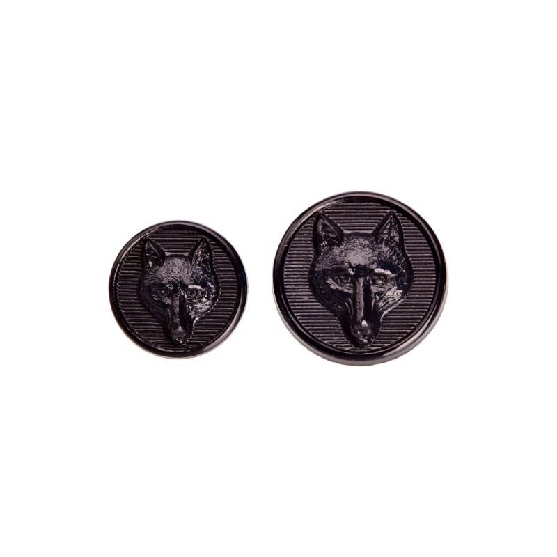 Equetech Fox Head Riding Jacket Buttons (Set of 8) -