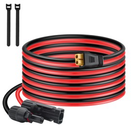 MENTBERY XT60 Connector, MC4 to XT60 Extension Charging Cable 10FT, Solar to XT60 Cable 10AWG