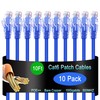 Lysymixs Cat6 Ethernet Patch Cable 10 ft (10 Pack), Cat6