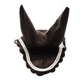 Rhinegold Fly Veil/Noise Muffler-Pony-Brown