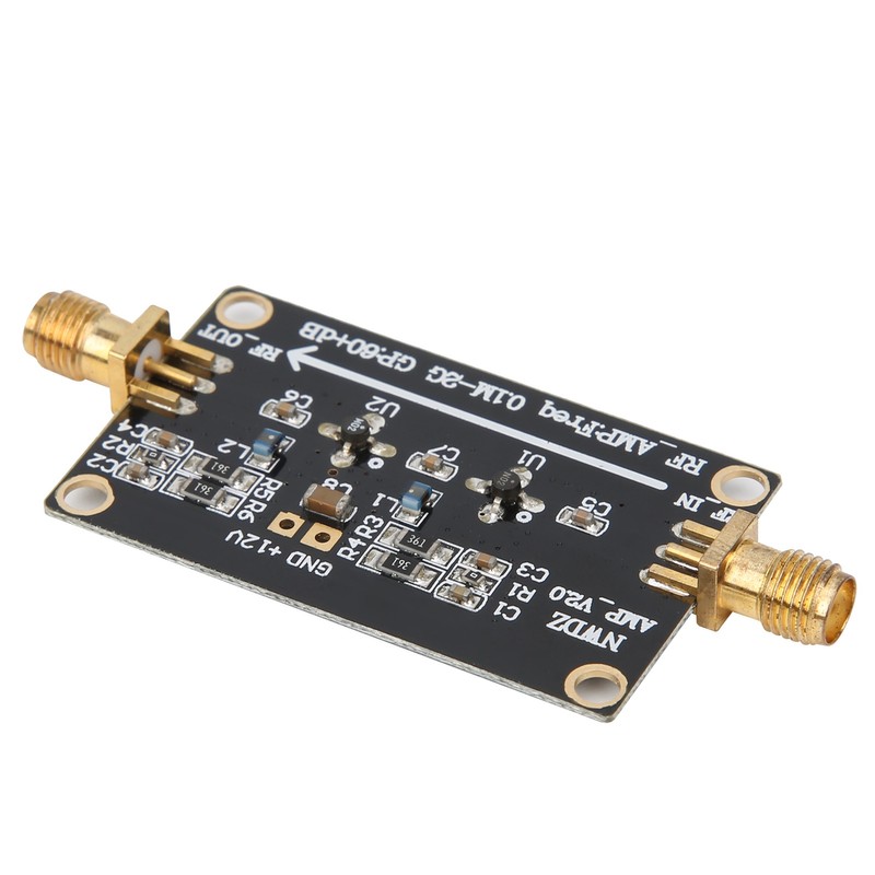 LNA 0.1M‑2G RF Wideband Amplifier 60dB High Gain Low Noise