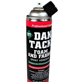 3 Set Dan Tack Dantack 2012 Professional Foam & Fabric Glue Adhesive Spray 12 oz Can