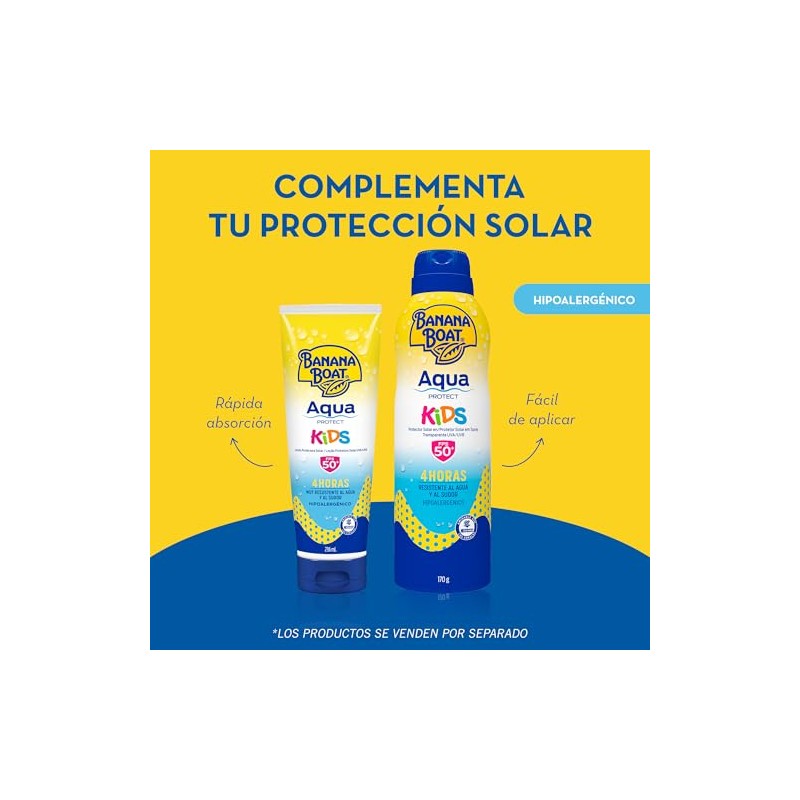 Banana Boat, Protector Solar Aqua Protect Kids 50+ FPS 236