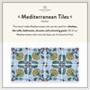 Casablanca Market MT029 Mediterranean Ceramic Cypress Decorative Tile