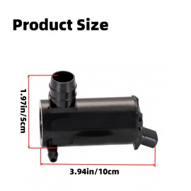 Narcilors A2253729000 Windshield Washer Pumps A2266986000 Replacement for Freightliner F6SZ17644BA F6SZ17644 F6SU17644DA F6SU-17644-DA